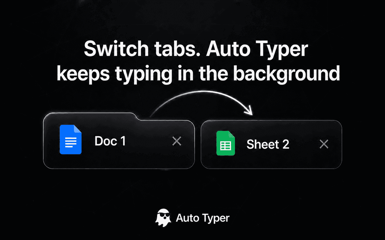 Auto Typer keeps typing in the background after you switch tabs